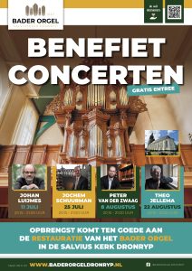 Posters A3 Benefietconcerten BaderOrgel0624